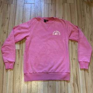 Deus Ex Machina pink crew sweatshirt